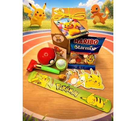 Party Bag in a Box (POKEMON) | Pre-filled Kids Birthday Favours | Ready Made Party Bags