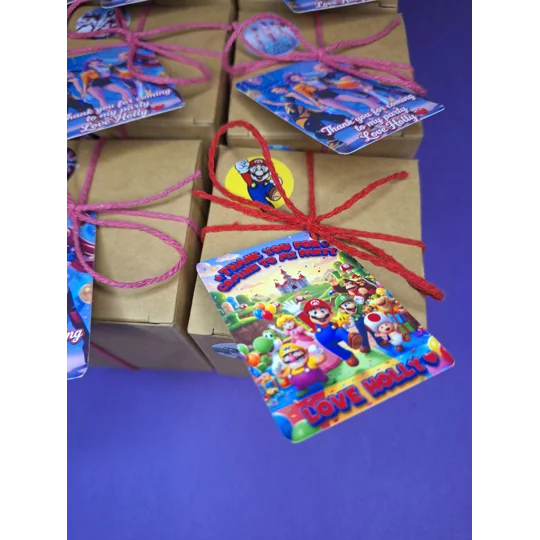 Party Bag in a Box (SUPER MARIO) | Pre-filled Kids Birthday Favours | Ready Made Party Bags