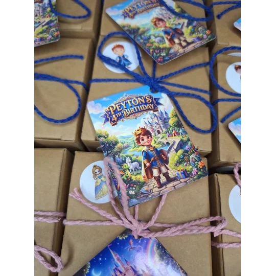 Party Bag in a Box (PRINCESS) | Pre-filled Kids Birthday Favours | Ready Made Party Bags