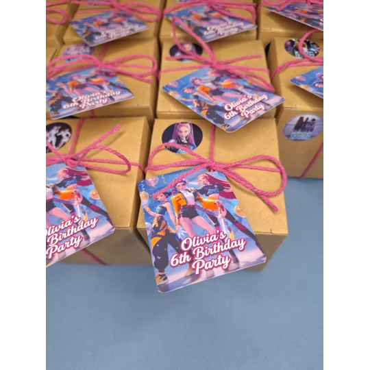 Party Bag in a Box (KPOP DEMON HUNTERS) | Pre-filled Kids Birthday Favours | Ready Made Party Bags
