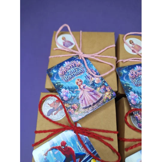 Party Bag in a Box (PRINCESS) | Pre-filled Kids Birthday Favours | Ready Made Party Bags