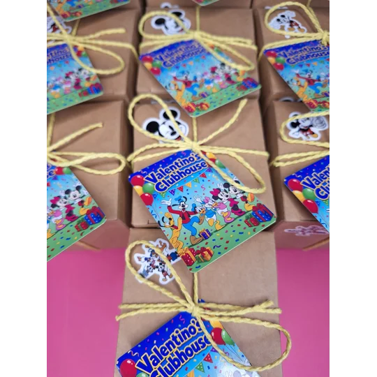 Party Bag in a Box (MICKEY & FRIENDS) | Pre-filled Kids Birthday Favours | Ready Made Party Bags