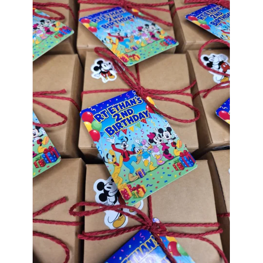 Party Bag in a Box (MICKEY & FRIENDS) | Pre-filled Kids Birthday Favours | Ready Made Party Bags