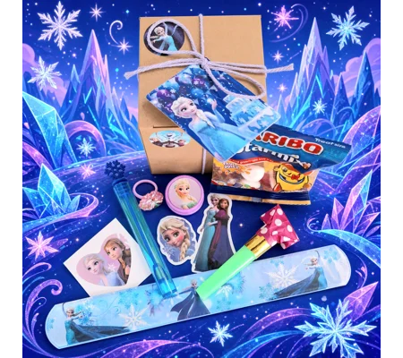 Party Bag in a Box (FROZEN) | Pre-filled Kids Birthday Favours | Ready Made Party Bags