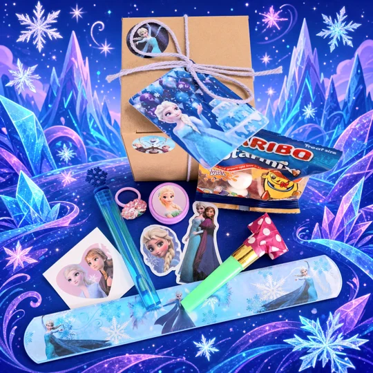 Party Bag in a Box (FROZEN) | Pre-filled Kids Birthday Favours | Ready Made Party Bags