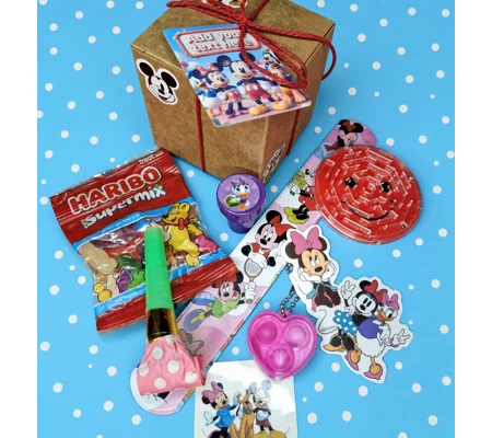 Party Bag in a Box (MICKEY & FRIENDS) | Pre-filled Kids Birthday Favours | Ready Made Party Bags