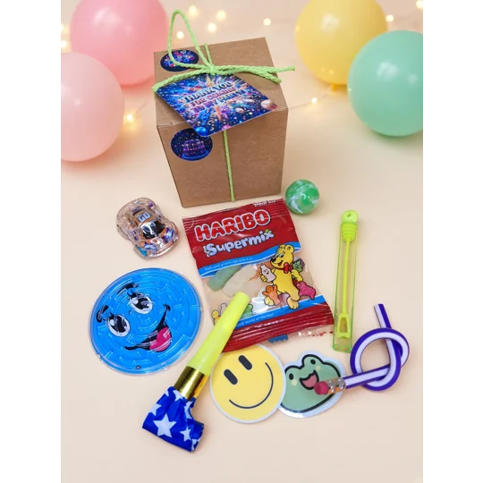 Party Bag in a Box-All occasions | Pre-filled Kids Birthday Favours | Ready Made Party Bags | Unisex