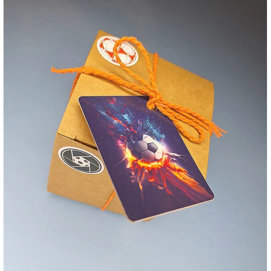 Party Bag in a Box (FOOTBALL) | Pre-filled Kids Birthday Favours | Ready Made Party Bags