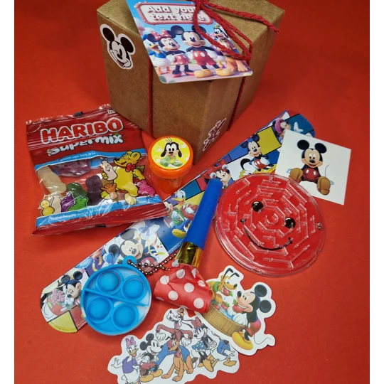 Party Bag in a Box (MICKEY & FRIENDS) | Pre-filled Kids Birthday Favours | Ready Made Party Bags