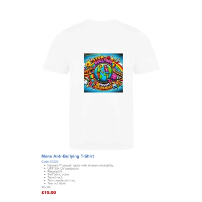 Anti-Bullying Mens Tee Anti-Bullying Mens Tee