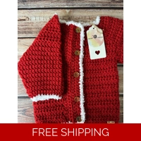 6-9 Month Christmas Cardigan