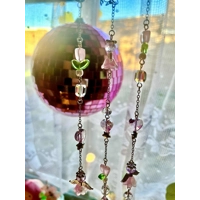 Crystal Suncatcher - Whimsical Handmade Beaded Window Decor