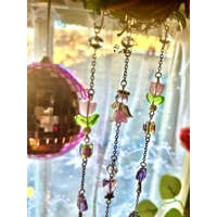 Crystal Suncatcher - Whimsical Handmade Beaded Window Decor