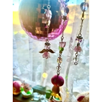 Crystal Suncatcher - Whimsical Handmade Beaded Window Decor