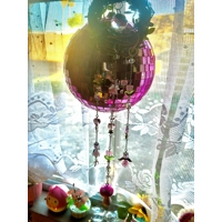 Crystal Suncatcher - Whimsical Handmade Beaded Window Decor