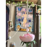 Crystal Rose Goddess Jewelry Set