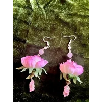 Crystal Rose Goddess Jewelry Set