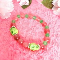 Green Aventurine Strawberry Quartz and Howlite