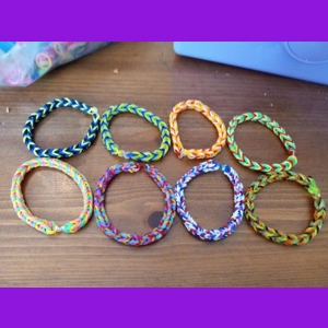 Loom band bracelets Loom band bracelets