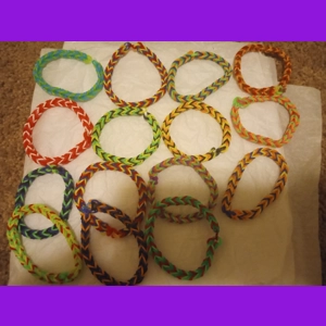 Loom band bracelets Loom band bracelets