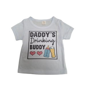 Blue Baby T Shirt Daddy's Buddy available in 3 sizes