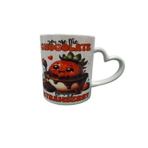 Custom Printed Chocolate 11oz Ceramic Coffee Mug/Tea Cup