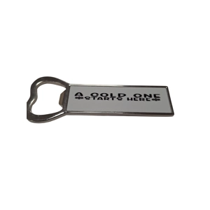 Bottle Opener  Fridge Magnet - A Cold One