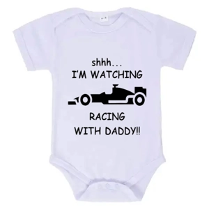 Funny Novelty White Babygro available in 4 sizes