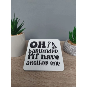 Novelty Funny Coffee Tea Drink MDF Coaster - Coa-04