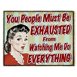 Vintage Style Retro Metal Fridge Magnet -