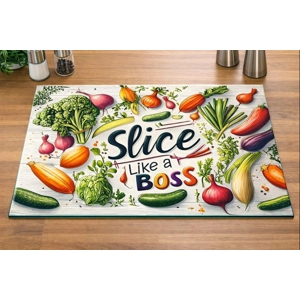 Textured Toughened Glass A4 Chopping Board