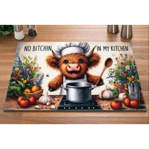 Textured Toughened Glass A4 Chopping Board