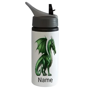 Dragon Metal 650ml Drinks Bottle Any Name