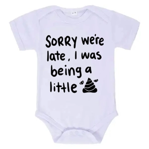 Funny Novelty White Babygro available in 4 sizes