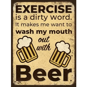 Vintage Style Retro Metal Fridge Magnet -