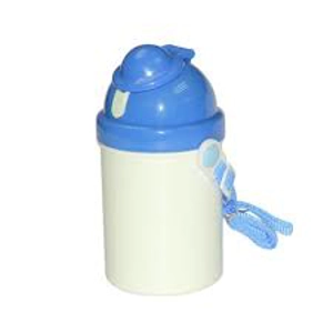 Custom Printed Personalised Kids Pink or Blue Cap 400ml Water Bottle Any Image Any Name