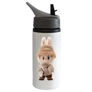 Labubu Metal 650ml Drinks Bottle Any Name