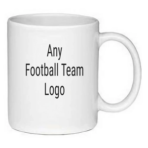 Custom Printed Any Football Team Logo 11oz Ceramic Coffee Mug/Tea Cup