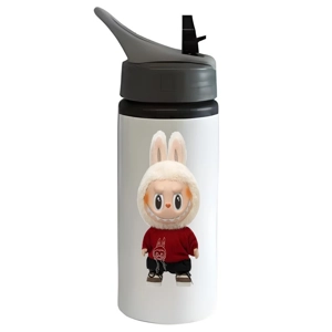 Labubu Metal 650ml Drinks Bottle Any Name