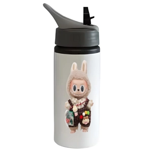 Labubu Metal 650ml Drinks Bottle Any Name