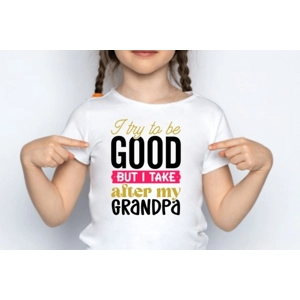 Children's T Shirt Baby Good Grandpa available in 4 sizes Choose Style