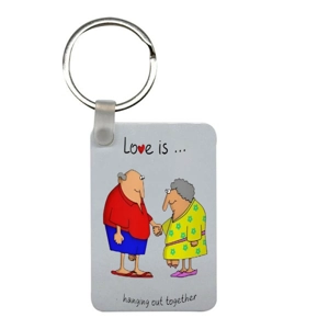 MDF Rectangle Keyring - MDF2