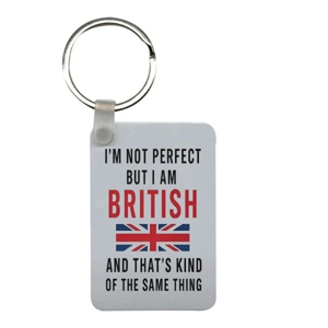 MDF Rectangle Keyring - MDF3