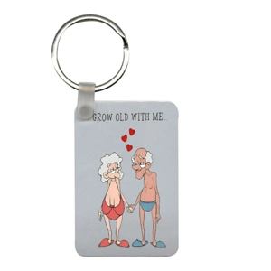 MDF Rectangle Keyring - MDF6
