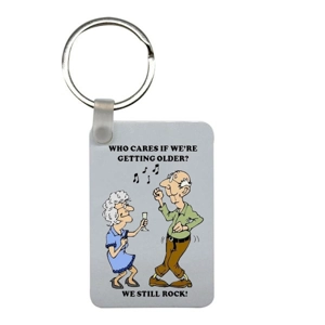 MDF Rectangle Keyring - MDF8