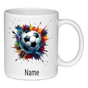 Custom Printed Football 11oz Ceramic Coffee Mug/Tea Cup