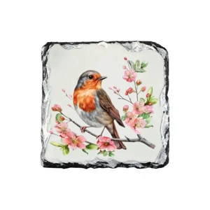 Robin Rock Square Slate Coaster - Sl-02