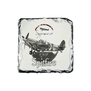 Spitfire Rock Square Slate Coaster - Sl-04