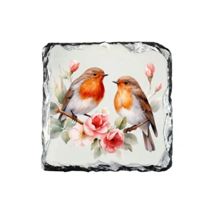 Robin Rock Square Slate Coaster - Sl-03
