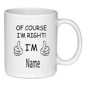 Custom Printed Funny 11oz Ceramic Coffee Mug/Tea Cup